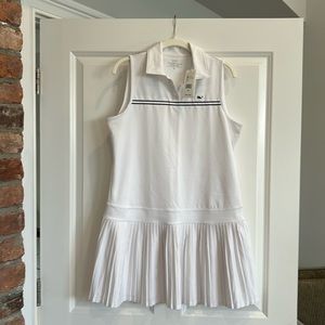 Double stripe pleated sport dress